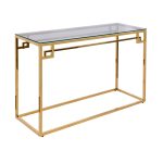 CONSOLLE TEKA VETRO-ORO