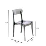 SEDIA FLY METACRILATO FUME’ - immagine 5