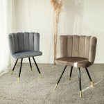 SEDIA FRIDA VELLUTO BLUE GREY - immagine 7