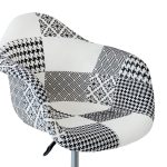 Poltrona Lavinia patchwork black & white - immagine 6