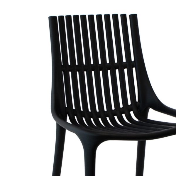 SEDIA TOM NERA IN POLIPROPILENE