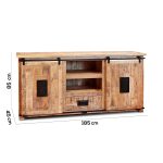 MADIA IN LEGNO DI MANGO VINTAGE LAB PLUS - immagine 2