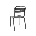 SEDIA YARD POLIPROPILENE ANTRACITE IMPILABILE - immagine 2