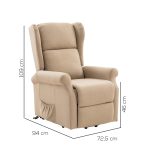 POLTRONA RELAX BERGERE ARLETTE C ALZ.A - immagine 2