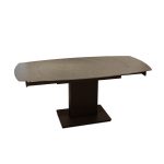 TAVOLO ALLUNGABILE VETRO-CERAMICA ALABAMA GRIGIO EFFETTO MARMO - immagine 7