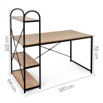 SCRIVANIA UCLA CON RIPIANI ROVERE - immagine 3