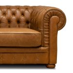 DIVANO CHESTER 2 POSTI PELLE FIORE - immagine 10