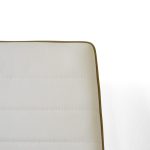 SET POSEIDON LACCATO BIANCO E 4 SEDIE - immagine 2