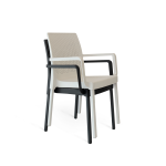 POLTRONA MYRA IN POLIPROPILENE E GAMBE METALLO - immagine 4